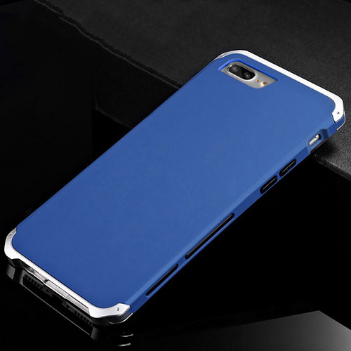 Luxury Aluminum Metal Cover Case for Apple iPhone 7 Plus Blue