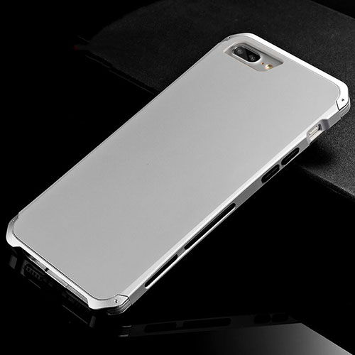 Luxury Aluminum Metal Cover Case for Apple iPhone 7 Plus Silver