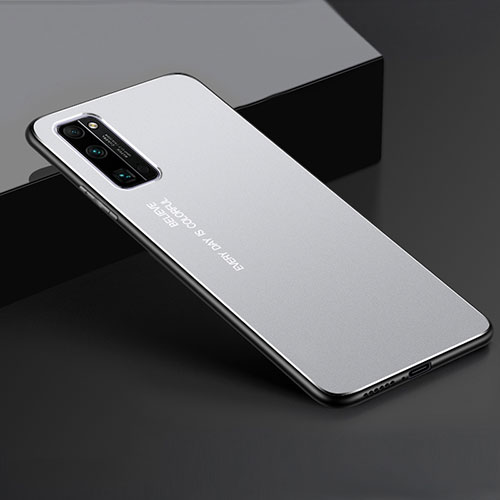 Luxury Aluminum Metal Cover Case for Huawei Honor 30 Pro Silver