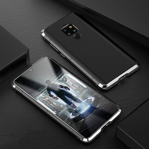 Luxury Aluminum Metal Cover Case for Huawei Mate 20 Silver