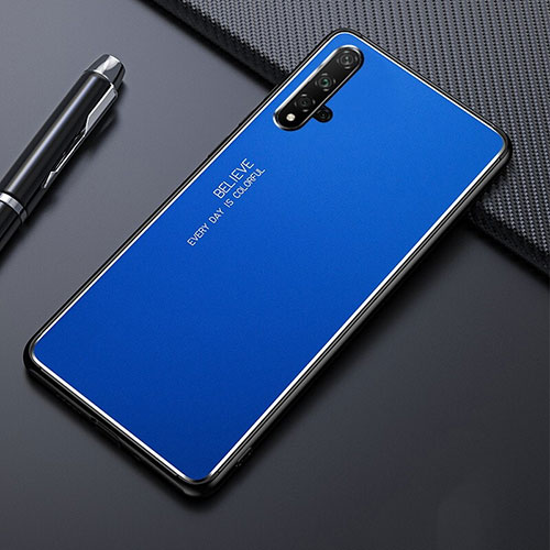 Luxury Aluminum Metal Cover Case for Huawei Nova 5 Blue