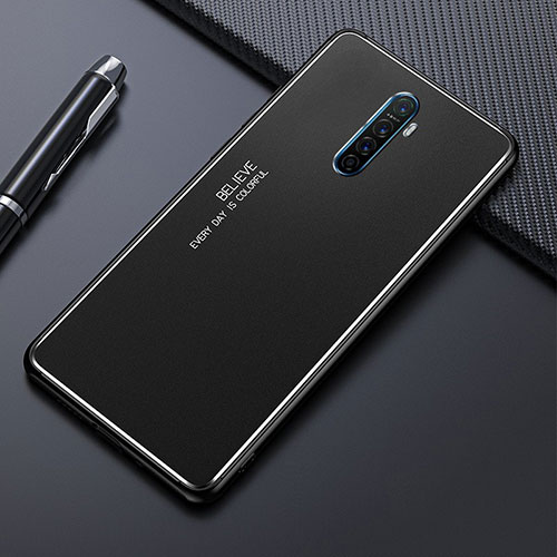 Luxury Aluminum Metal Cover Case for Realme X2 Pro Black