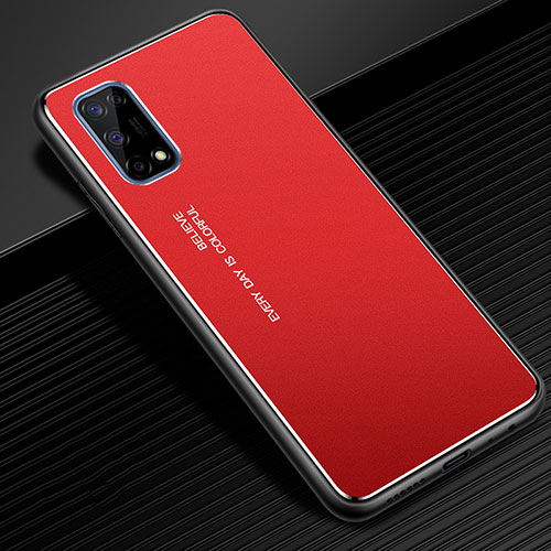 Luxury Aluminum Metal Cover Case for Realme X7 5G Red