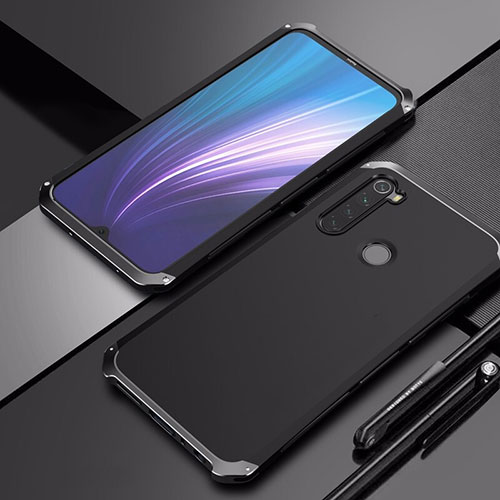 Luxury Aluminum Metal Cover Case for Xiaomi Redmi Note 8T Black