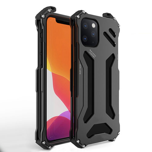 Luxury Aluminum Metal Cover Case M01 for Apple iPhone 11 Pro Max Black