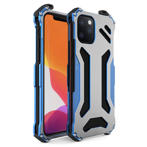 Luxury Aluminum Metal Cover Case M01 for Apple iPhone 11 Pro Max Blue