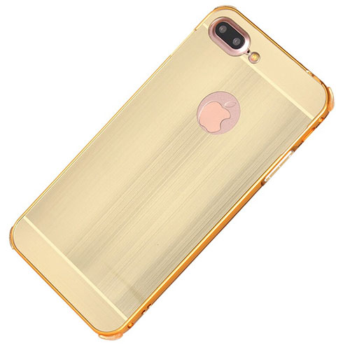 Luxury Aluminum Metal Cover Case M01 for Apple iPhone 7 Plus Gold
