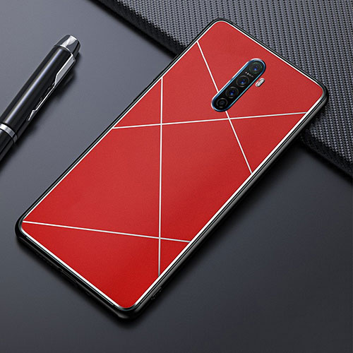 Luxury Aluminum Metal Cover Case M01 for Realme X2 Pro Red