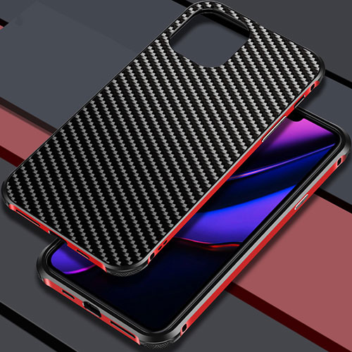 Luxury Aluminum Metal Cover Case M02 for Apple iPhone 11 Pro Red