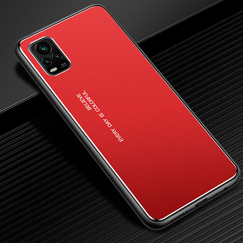 Luxury Aluminum Metal Cover Case M02 for Vivo V20 Pro 5G Red