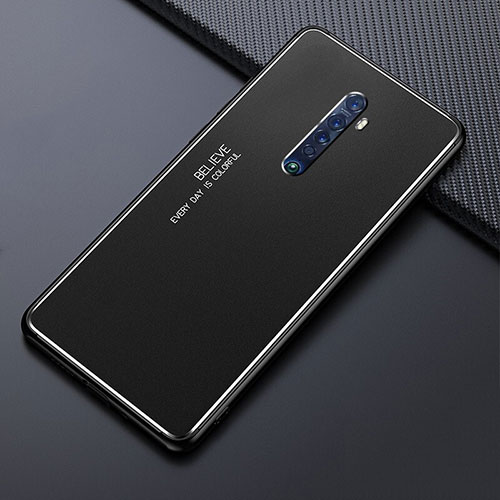 Luxury Aluminum Metal Cover Case M05 for Oppo Reno2 Black