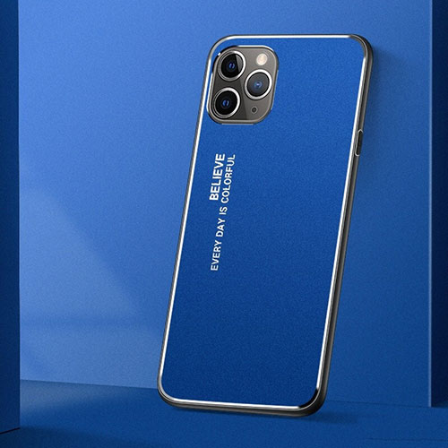 Luxury Aluminum Metal Cover Case T01 for Apple iPhone 11 Pro Max Blue