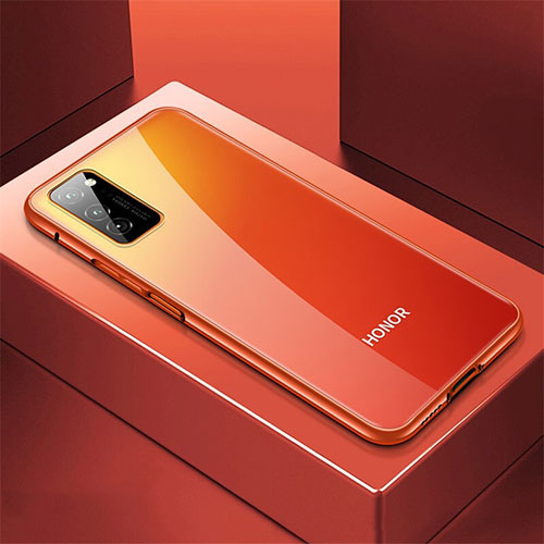 Luxury Aluminum Metal Cover Case T01 for Huawei Honor V30 Pro 5G Red