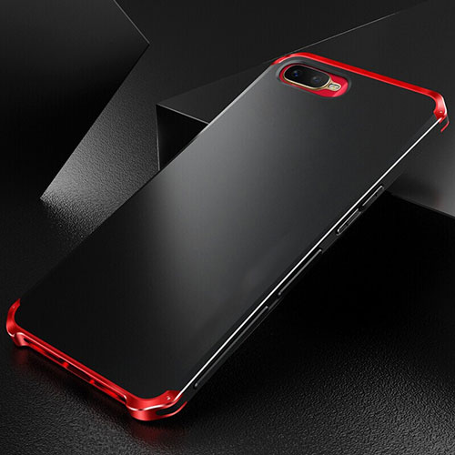 Luxury Aluminum Metal Cover Case T01 for Oppo K1 Red