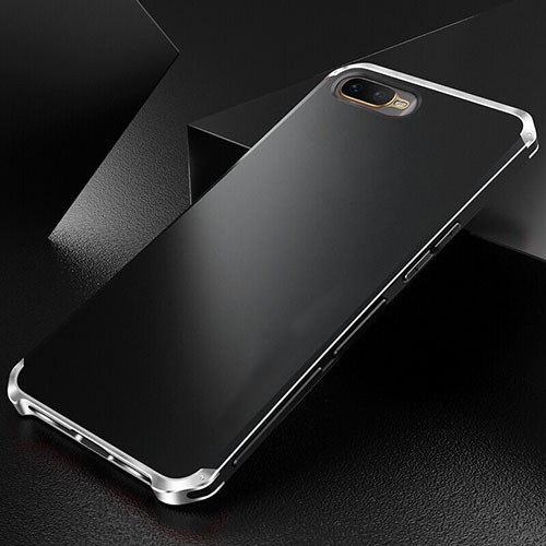 Luxury Aluminum Metal Cover Case T01 for Oppo K1 Silver