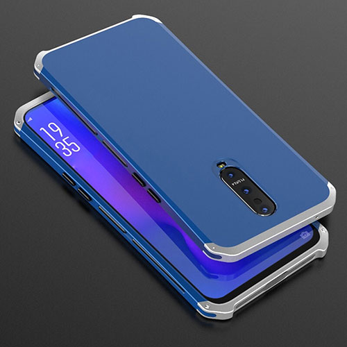 Luxury Aluminum Metal Cover Case T01 for Oppo RX17 Pro Blue