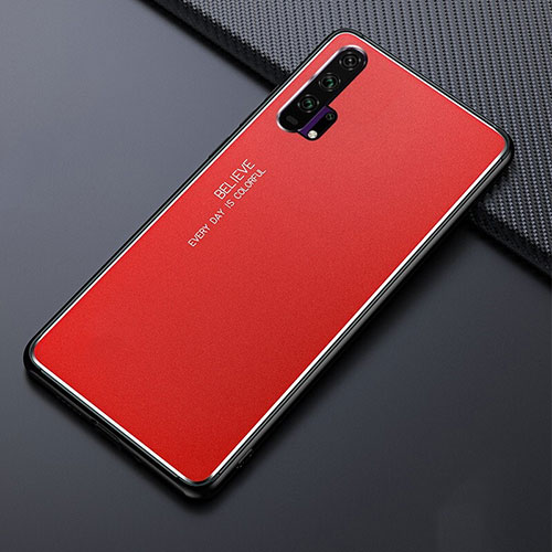 Luxury Aluminum Metal Cover Case T02 for Huawei Honor 20 Pro Red