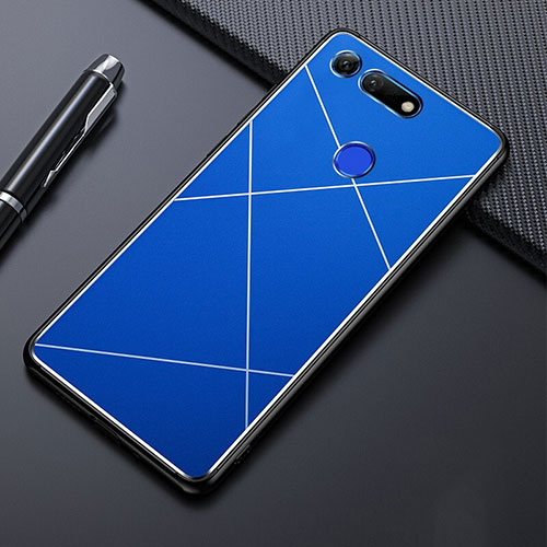 Luxury Aluminum Metal Cover Case T02 for Huawei Honor View 20 Blue