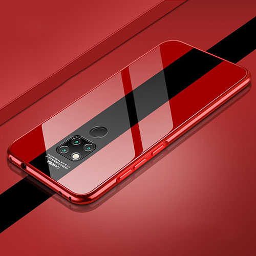 Luxury Aluminum Metal Cover Case T02 for Huawei Mate 20 X 5G Red