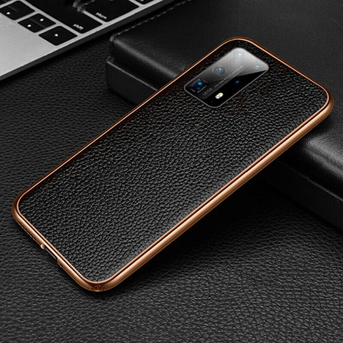 Luxury Aluminum Metal Cover Case T02 for Huawei P40 Pro+ Plus Gold and Black