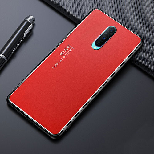 Luxury Aluminum Metal Cover Case T02 for Oppo RX17 Pro Red