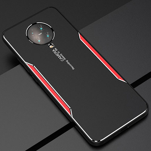 Luxury Aluminum Metal Cover Case T02 for Xiaomi Poco F2 Pro Red