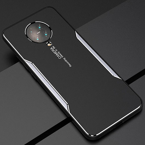 Luxury Aluminum Metal Cover Case T02 for Xiaomi Redmi K30 Pro 5G Silver