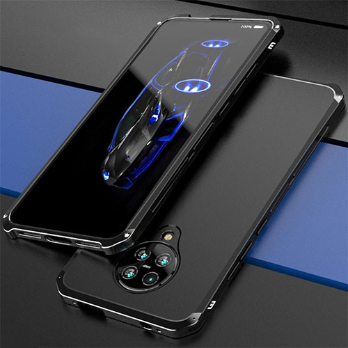 Luxury Aluminum Metal Cover Case T03 for Xiaomi Redmi K30 Pro 5G Black