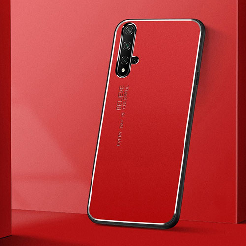 Luxury Aluminum Metal Cover Case T04 for Huawei Honor 20 Red