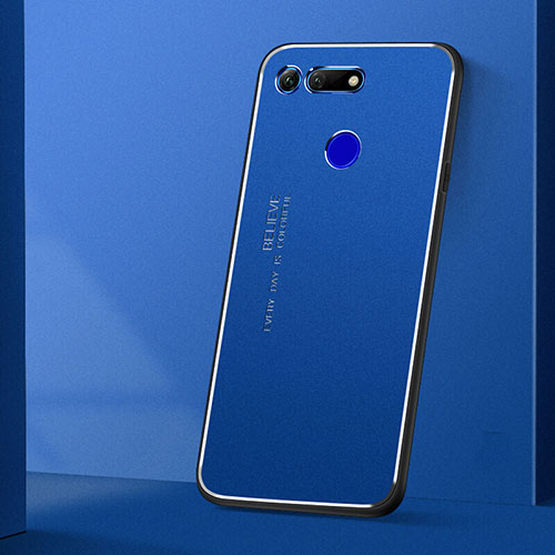 Luxury Aluminum Metal Cover Case T04 for Huawei Honor V20 Blue