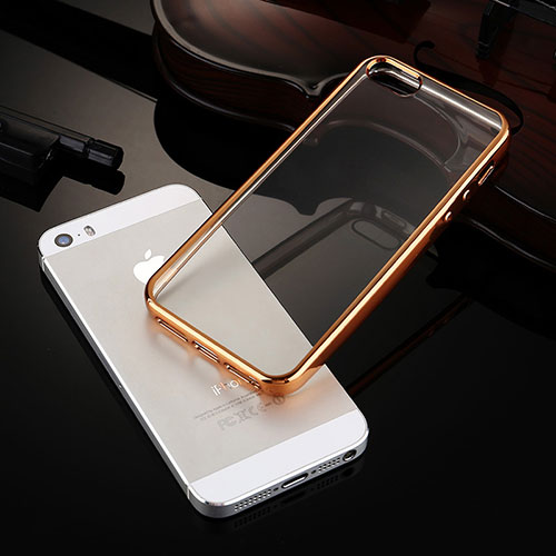 Luxury Aluminum Metal Frame Case for Apple iPhone 5 Orange