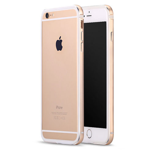 Luxury Aluminum Metal Frame Case for Apple iPhone 6 Gold