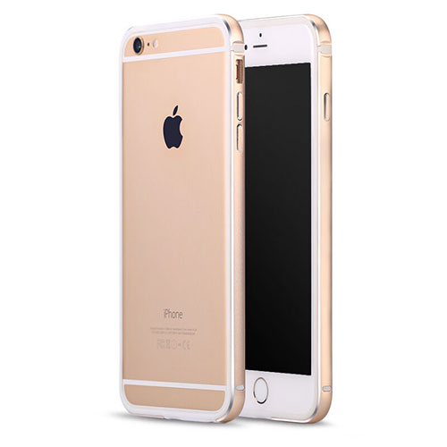 Luxury Aluminum Metal Frame Case for Apple iPhone 6 Plus Gold