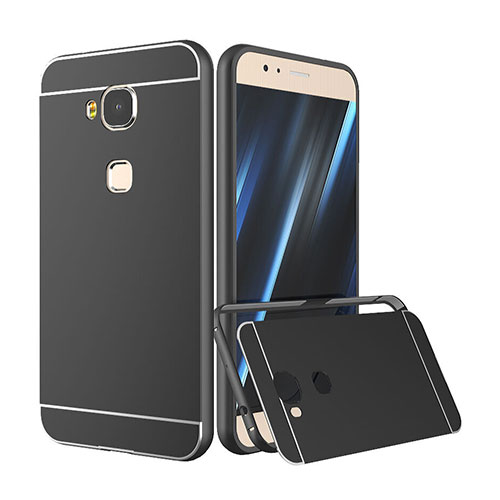 Luxury Aluminum Metal Frame Case for Huawei GX8 Black