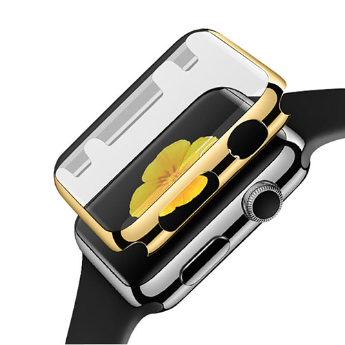 Luxury Aluminum Metal Frame Cover C02 for Apple iWatch 2 38mm Gold