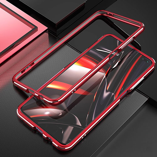Luxury Aluminum Metal Frame Cover Case A01 for Xiaomi Redmi K30 4G Red