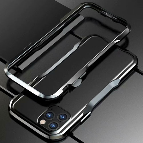 Luxury Aluminum Metal Frame Cover Case for Apple iPhone 11 Pro Black