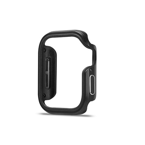 Luxury Aluminum Metal Frame Cover Case for Apple iWatch 5 40mm Black