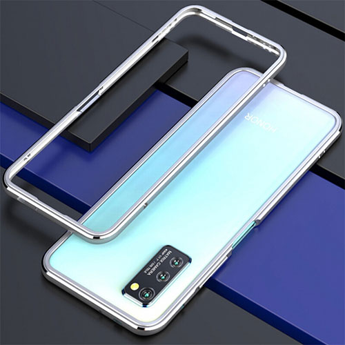 Luxury Aluminum Metal Frame Cover Case for Huawei Honor View 30 Pro 5G White