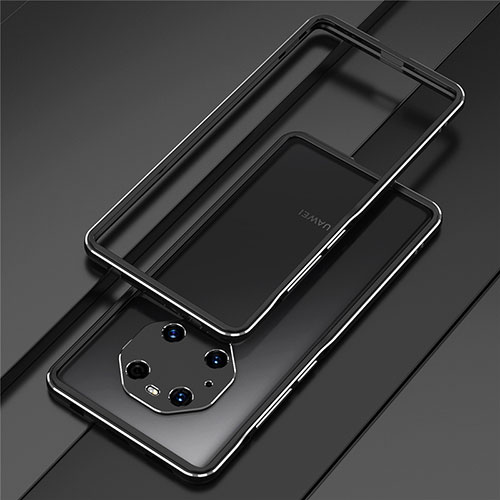 Luxury Aluminum Metal Frame Cover Case for Huawei Mate 40 Pro Black