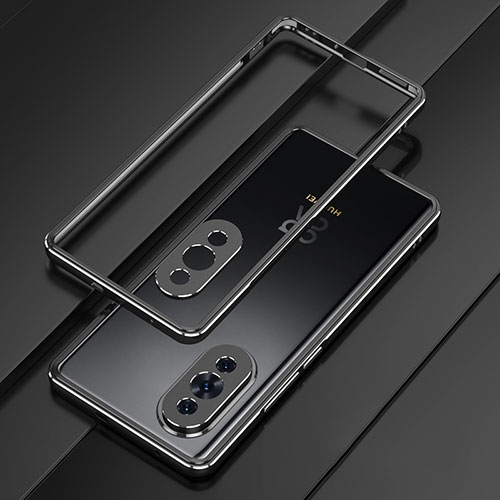 Luxury Aluminum Metal Frame Cover Case for Huawei Nova 10 Black