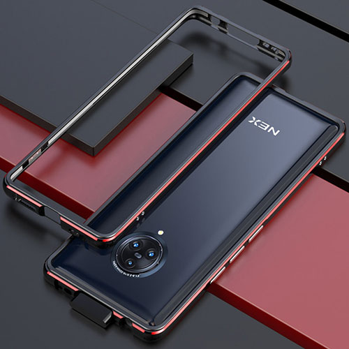 Luxury Aluminum Metal Frame Cover Case for Vivo Nex 3S Red