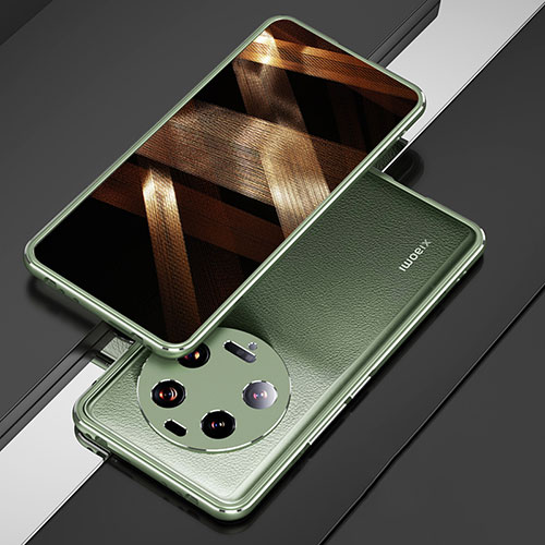 Luxury Aluminum Metal Frame Cover Case for Xiaomi Mi 13 Ultra 5G Green