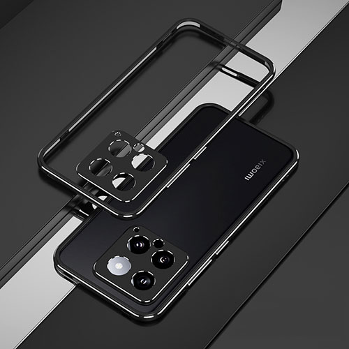 Luxury Aluminum Metal Frame Cover Case for Xiaomi Mi 14 5G Black