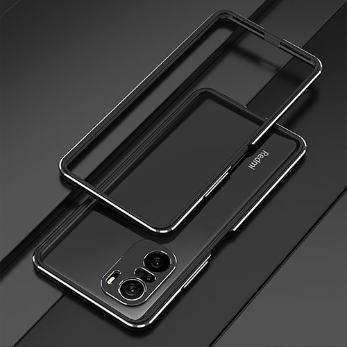 Luxury Aluminum Metal Frame Cover Case for Xiaomi Redmi K40 Pro+ Plus 5G Black