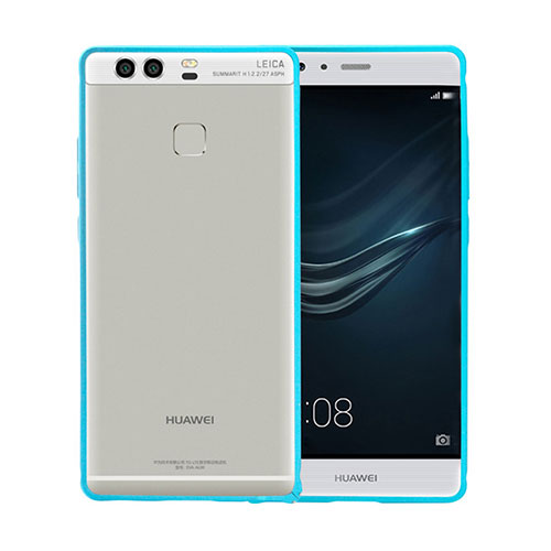 Luxury Aluminum Metal Frame Cover for Huawei P9 Plus Sky Blue