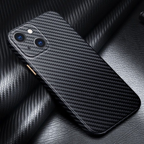 Luxury Carbon Fiber Twill Soft Case C01 for Apple iPhone 13 Mini Black