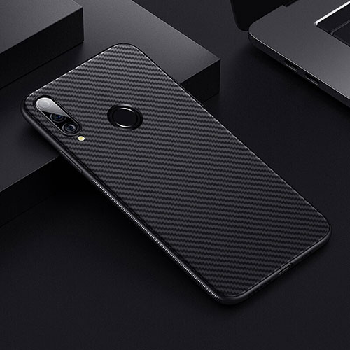 Luxury Carbon Fiber Twill Soft Case T01 for Huawei P30 Lite New Edition Black