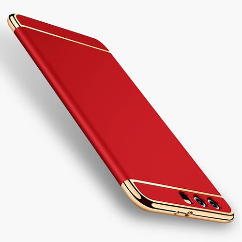 Luxury Metal Frame and Plastic Back Case for Huawei Honor 9 Premium Red