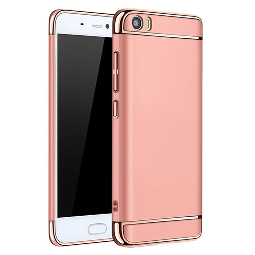 Luxury Metal Frame and Plastic Back Case for Xiaomi Mi 5 Rose Gold